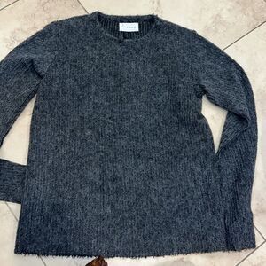 Song For The Mute Charcoal Knit Sweater luxury brand